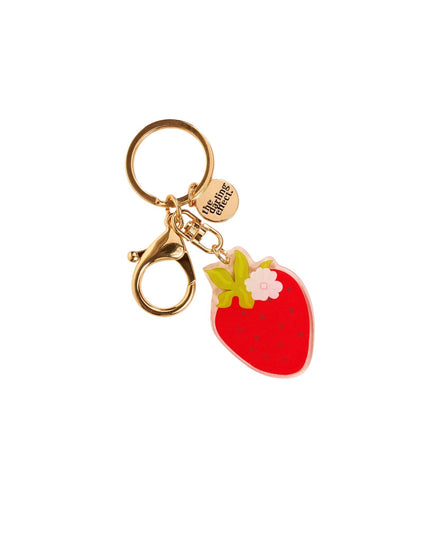 Strawberry Acrylic Keychain Bag Charm