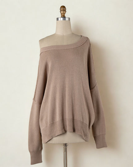 Inside Out Seam Knit Sweater