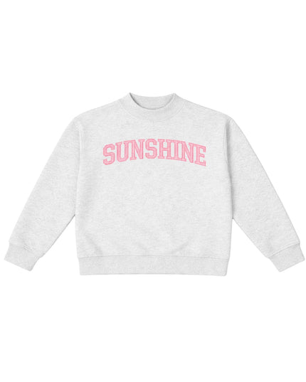 Gingham Sunshine Terry Mock Neck
