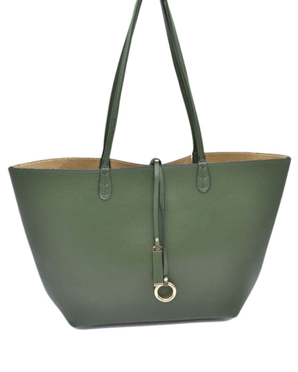 Reversible Wide Looped Through Tote Bag