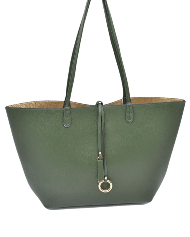 Reversible Wide Looped Through Tote Bag
