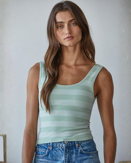 Baseline Padded Striped Tank