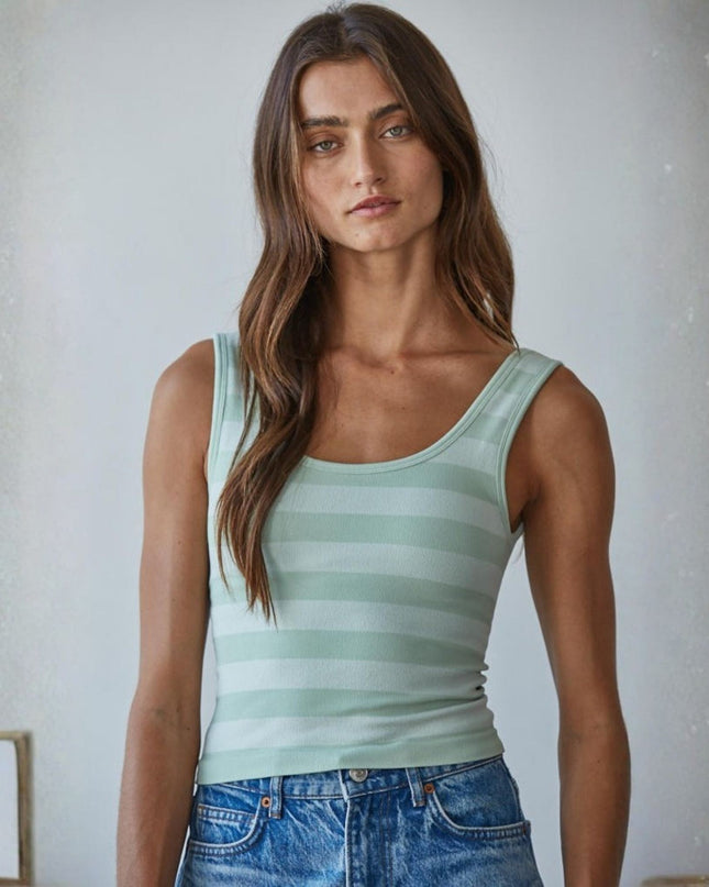 Baseline Padded Striped Tank