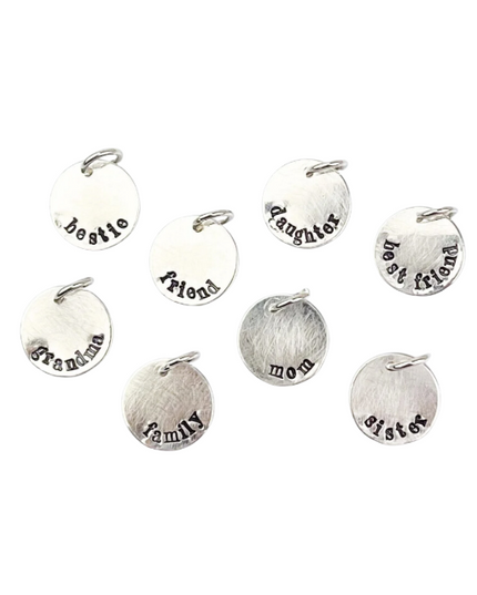 Sterling Silver Medium Person Disc