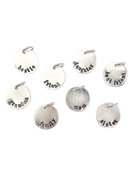 Sterling Silver Medium Person Disc