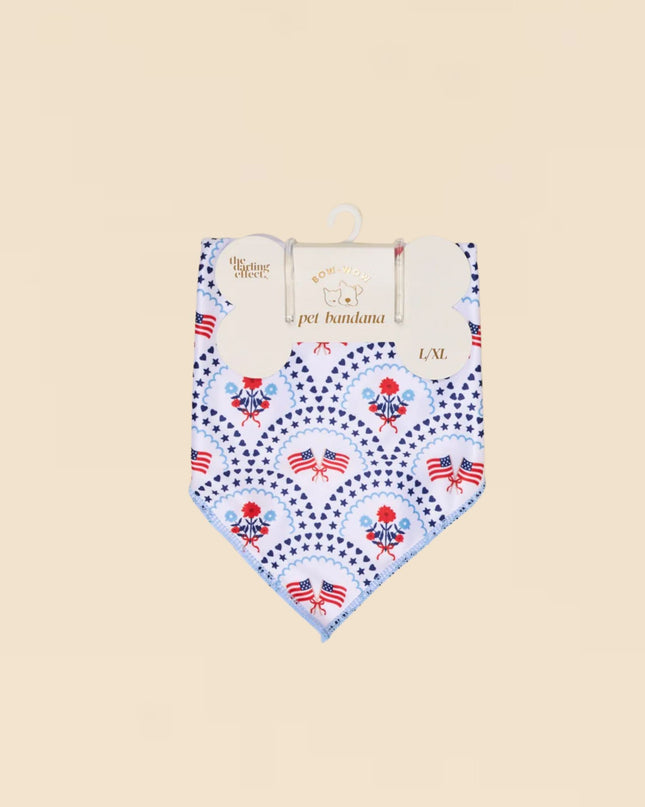 All American Darling Bow-Wow Pet Bandana