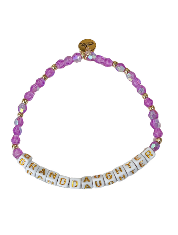 Granddaghter Letter Block Bracelet