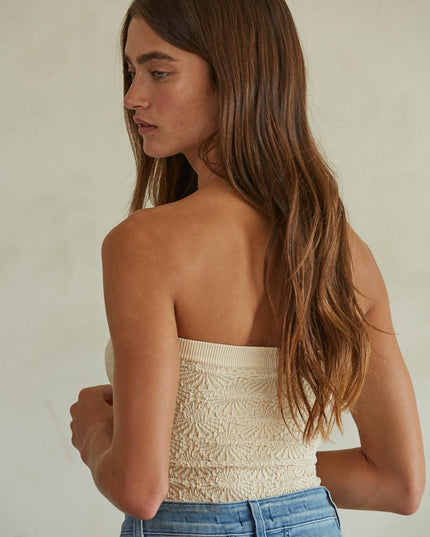 Jacquard Tube Top