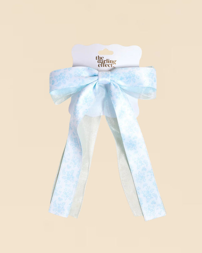 Something Blue Lovely Layered Hair Bow