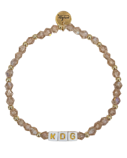 KDG Sorority Letter Block Bracelet