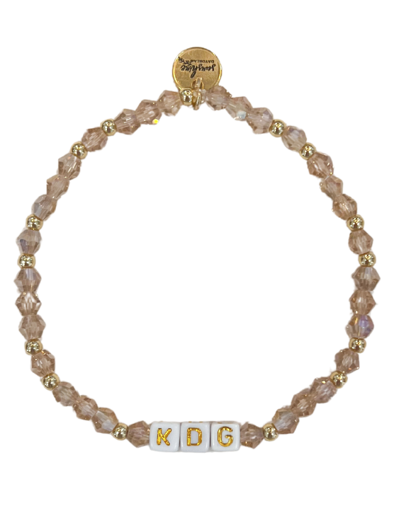 KDG Sorority Letter Block Bracelet