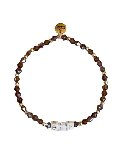 BFF Letter Block Bracelet