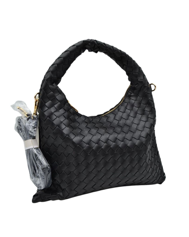 Weave Hobo Shoulder Bag