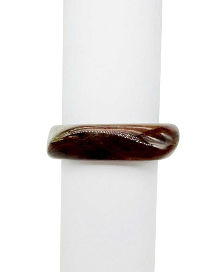 Abstract Square Resin Bangle Bracelet