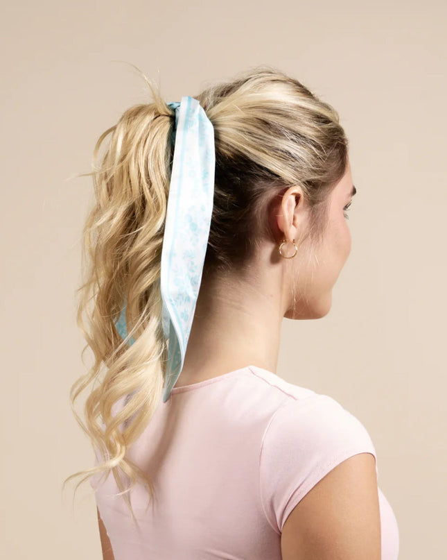 Something Blue Twirl & Tie Scarf