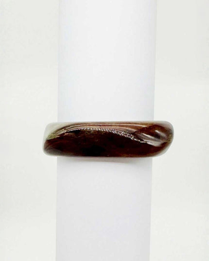 Abstract Square Resin Bangle Bracelet