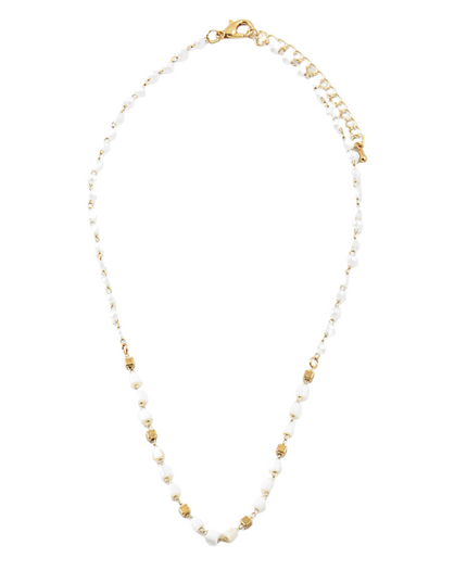 Block Square Bead Necklace