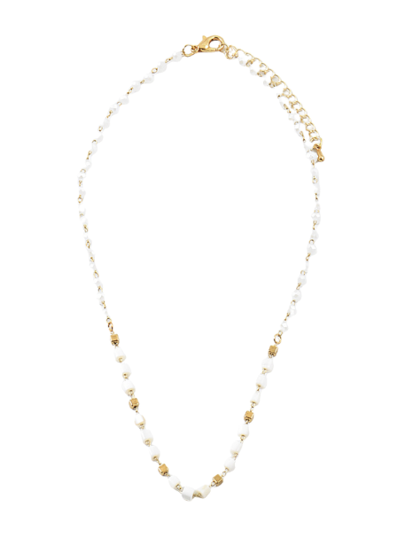 Block Square Bead Necklace