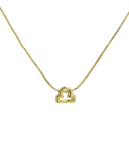 Zodiac Sign Sliding Charm Necklace
