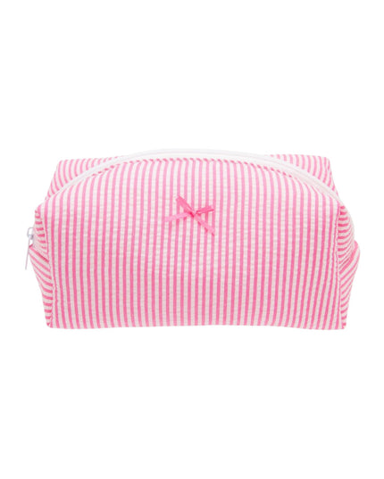 Striped Cosmetic Pouch