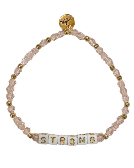 Strong Letter Block Bracelet