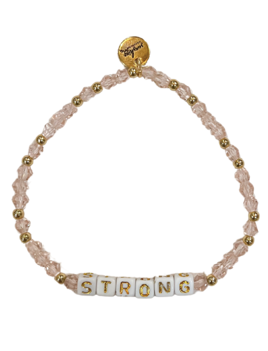 Strong Letter Block Bracelet