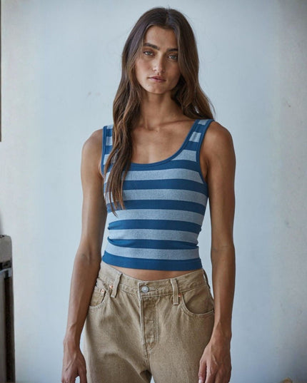 Baseline Padded Striped Tank