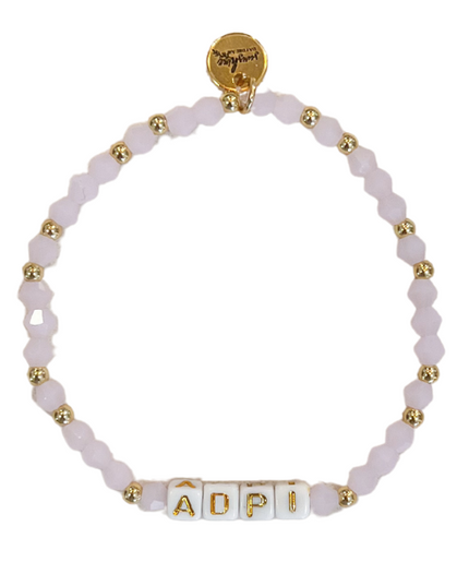 ADPi Sorority Letter Block Bracelet