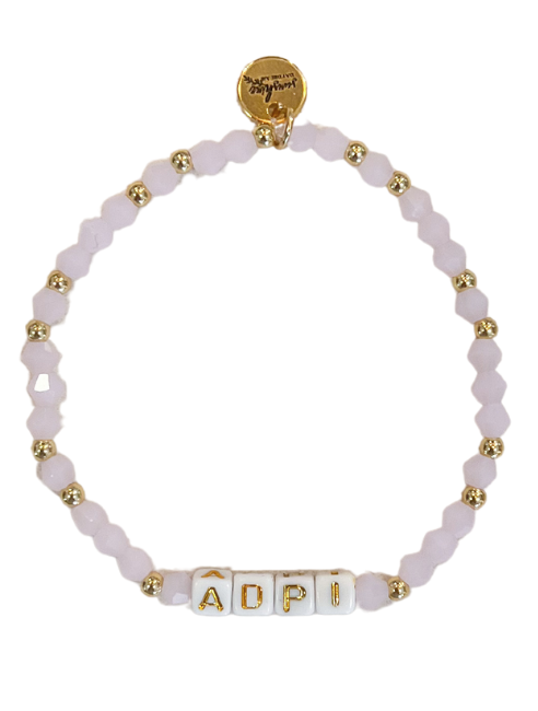 ADPi Sorority Letter Block Bracelet