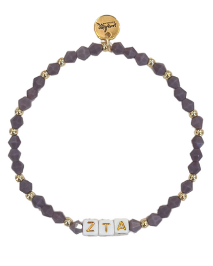 ZTA Sorority Letter Block Bracelet