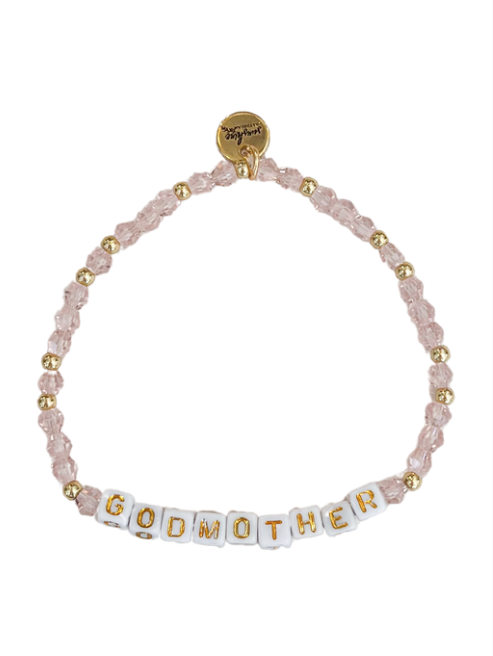 Godmother Letter Block Bracelet