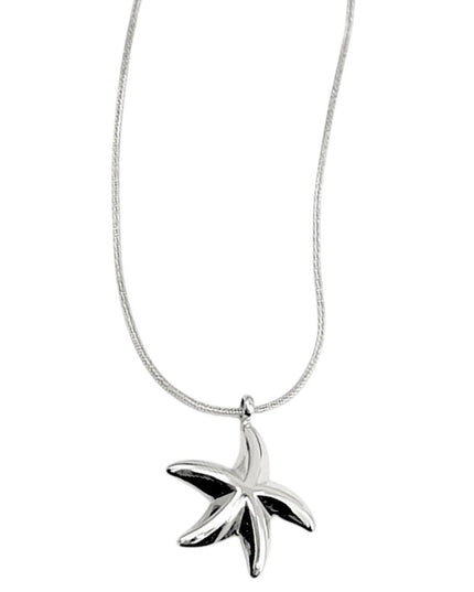 Starfish Pendant Snake Chain Necklace