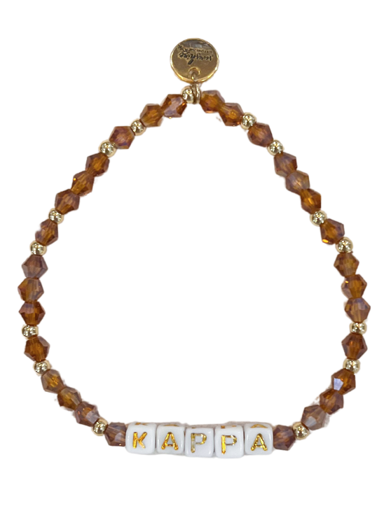 Dphie Sorority Letter Block Bracelet