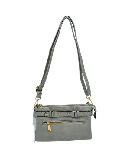 Detailed Medium Vegan Leather Crossbody