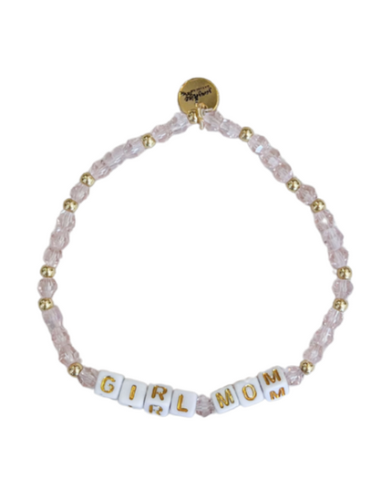 Girl Mom Letter Block Bracelet