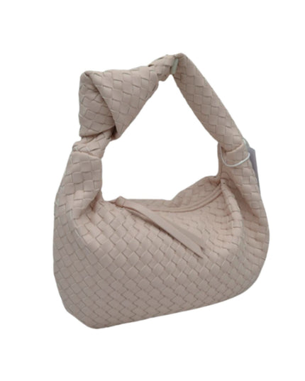 Knot Woven Shoulder Bag