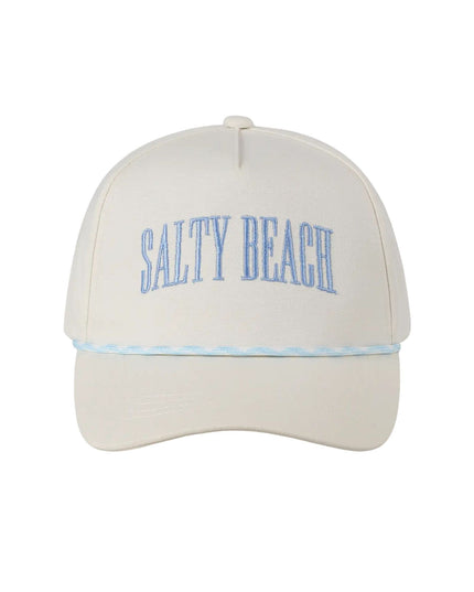 Salty Beach Lettering Embroidered Trucker Hat