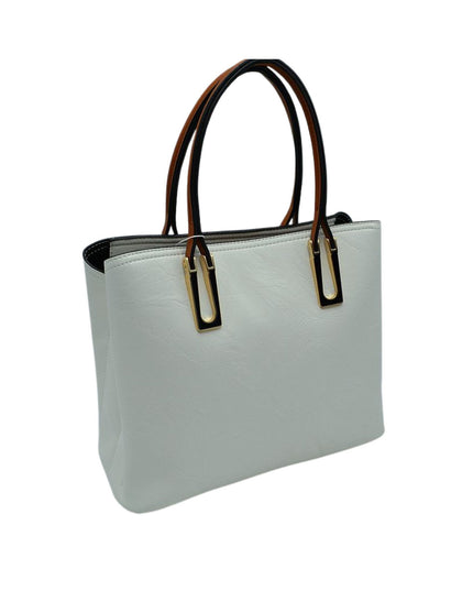 Chestnut Strap Shoulder Bag With Rustic Finish