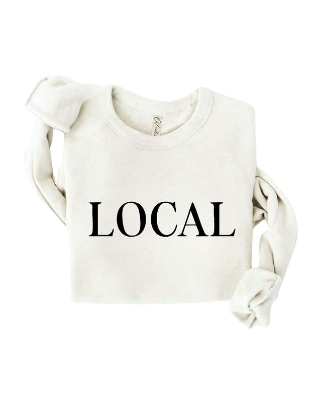 Local Thin Font Graphic Crew