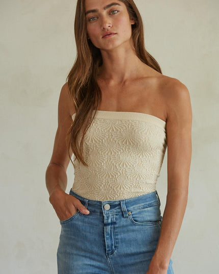 Jacquard Tube Top