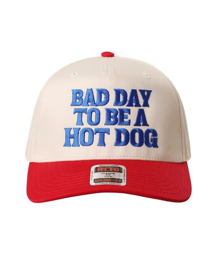 Bad Day To Be A Hot Dog Embroidered Two Tone Trucker Hat