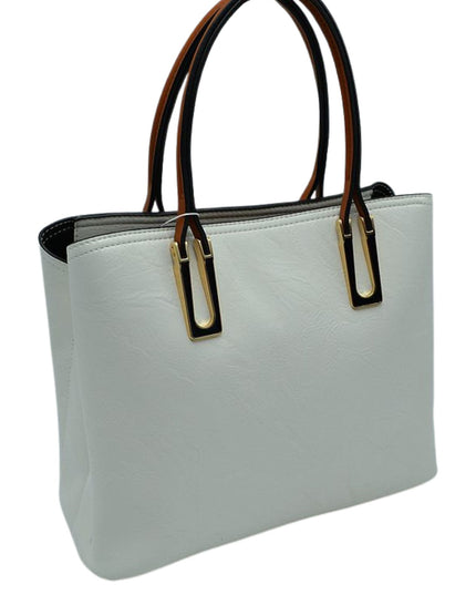 Chestnut Strap Shoulder Bag With Rustic Finish