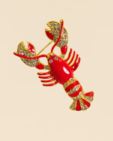 Dazzle Lobster Timeless Brooch