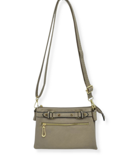 Detailed Medium Vegan Leather Crossbody