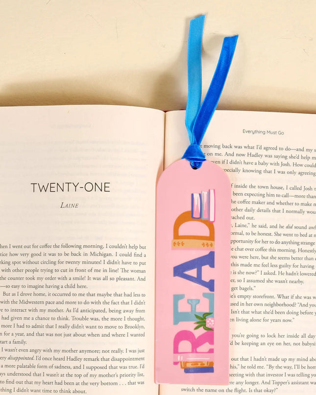 Read Acrylic Bookmark
