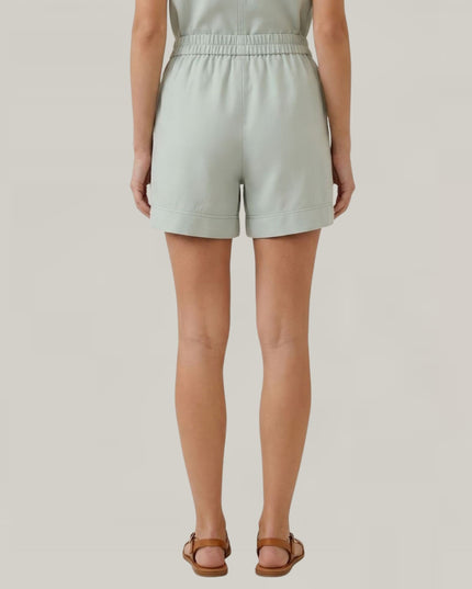 Contrast Stitch Detail Shorts