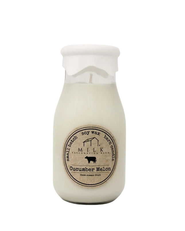 Cucumber Melon Milk Bottle Candle