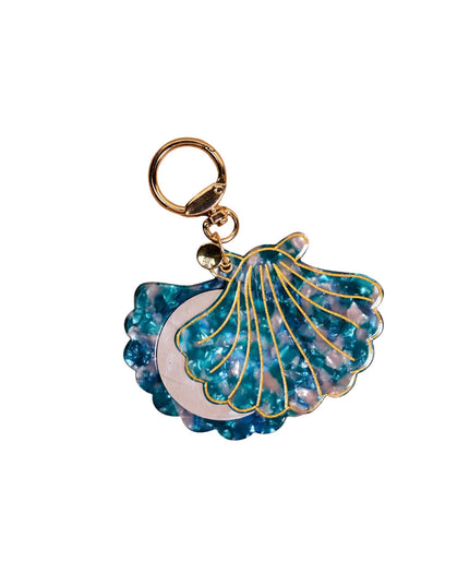 Seashell Mini Mirror Bag Charm Bag Charm