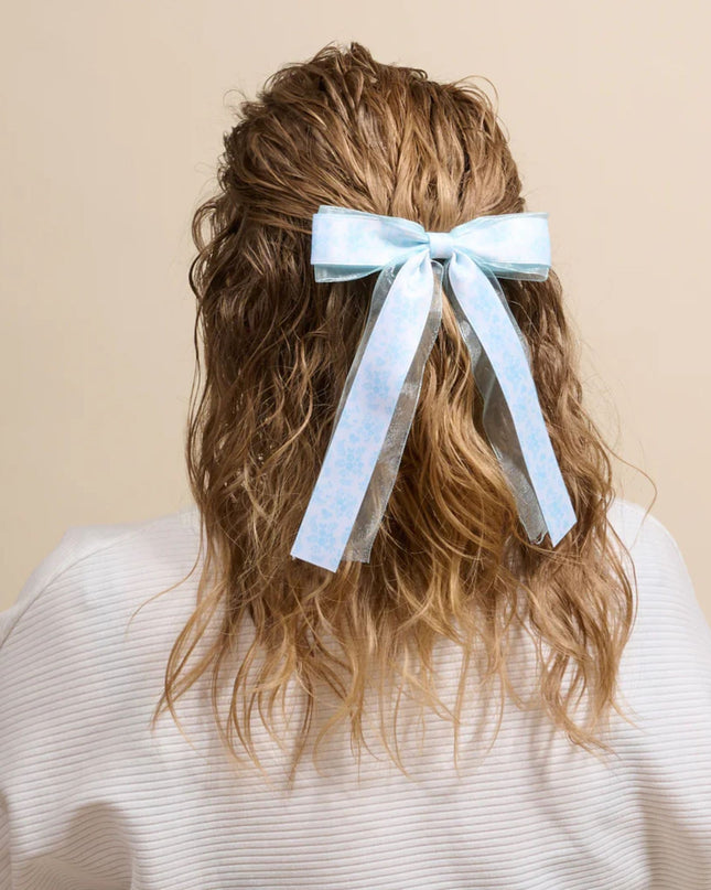 Something Blue Lovely Layered Hair Bow