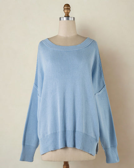 Inside Out Seam Knit Sweater